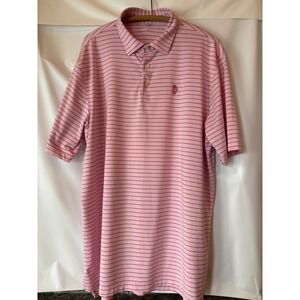 PETER MILLAR Summer Comfort Men's Halifax Stripe Stretch Jersey Polo, Sz XL